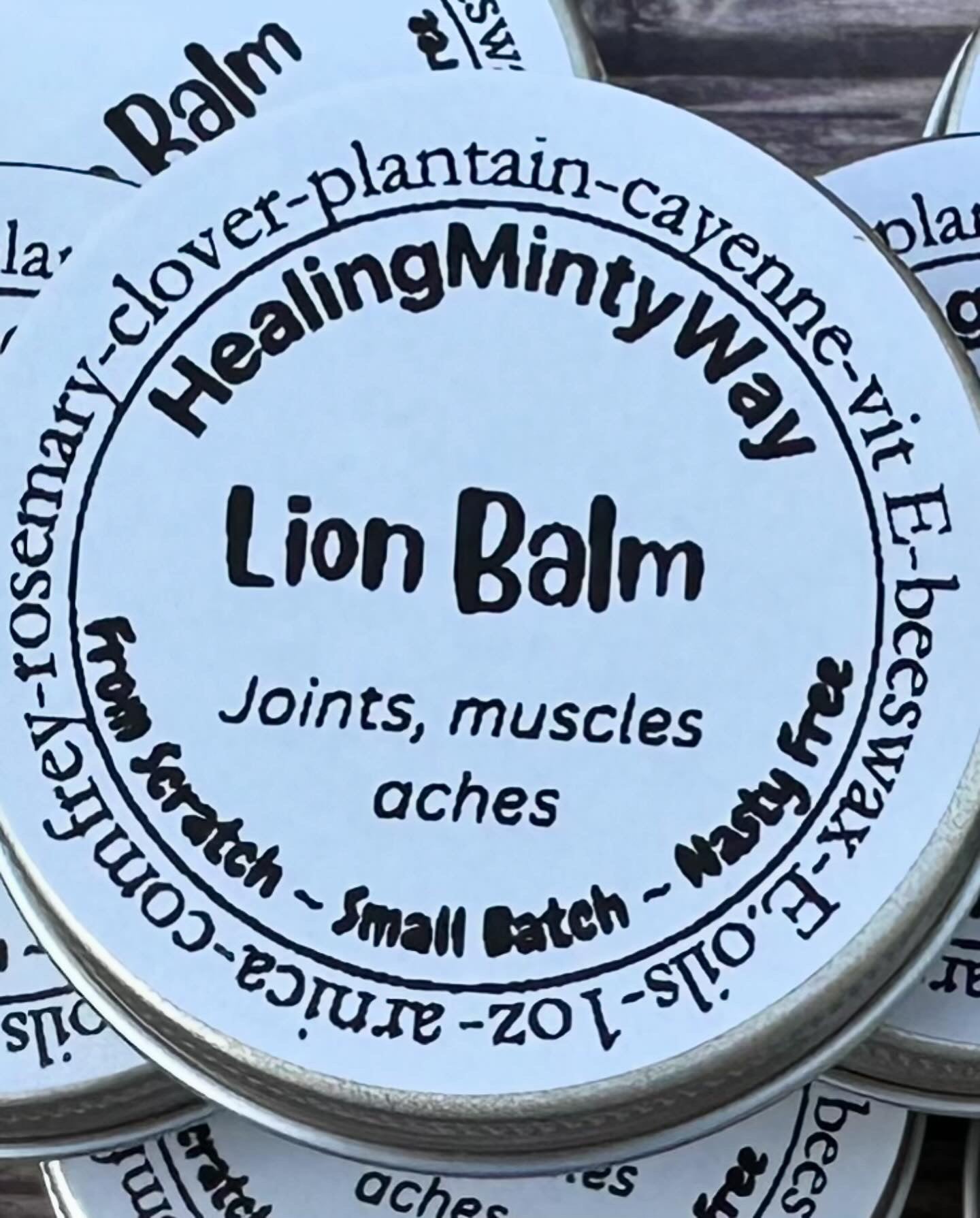 Lion Balm - Joints, muscles aches