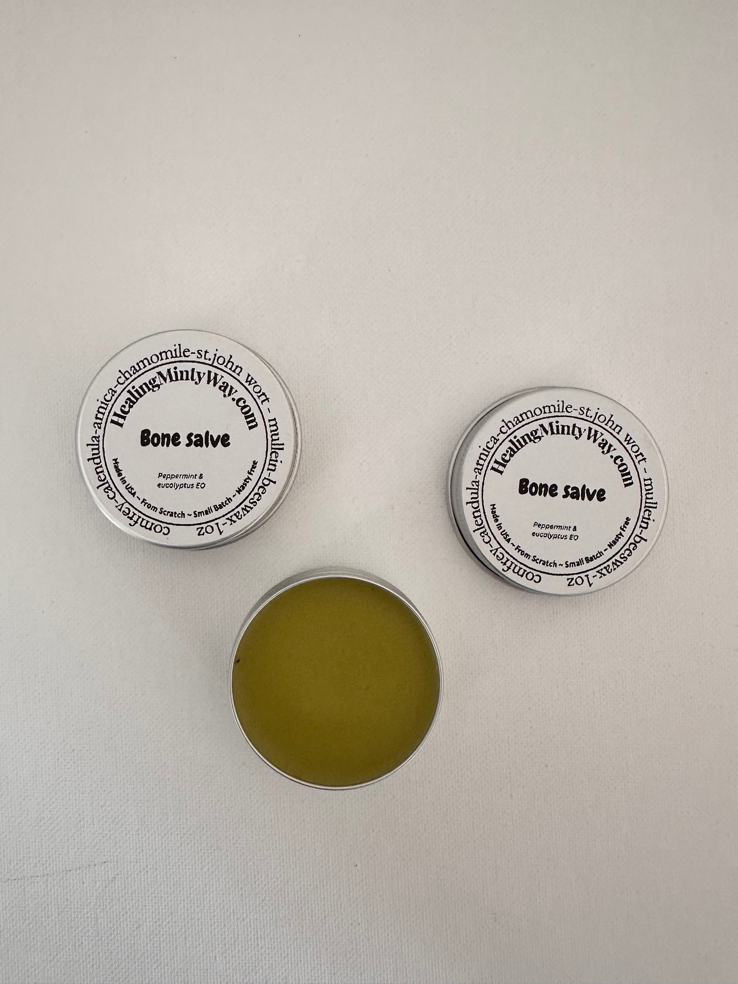 Bone Healing Herbal Salve with Comfrey and Calendula