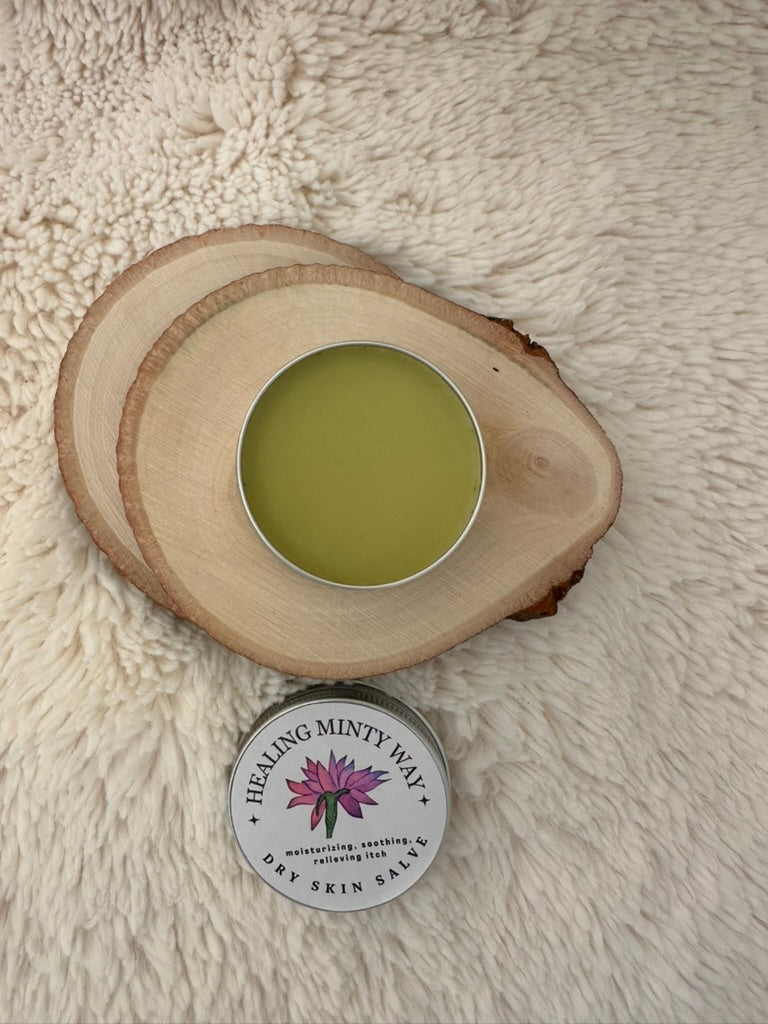Herbal Skin Salve for Moisturizing and Itch Relief